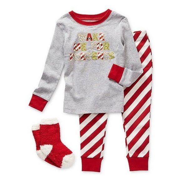 NWT Presents Okie Dokie Toddler unisex  2-pc. Pant Pajama Set size 5T - Picture 1 of 1